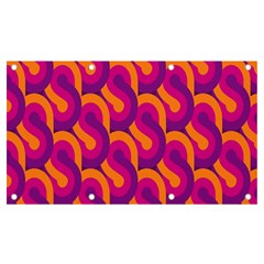 Retro-pattern Banner And Sign 7  X 4  by nateshop