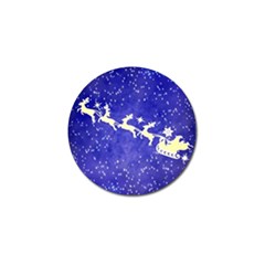 Santa-claus-with-reindeer Golf Ball Marker (4 Pack) by nateshop