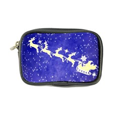 Santa-claus-with-reindeer Coin Purse by nateshop