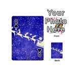 Santa-claus-with-reindeer Playing Cards 54 Designs (Mini) Front - SpadeQ