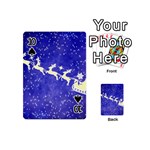 Santa-claus-with-reindeer Playing Cards 54 Designs (Mini) Front - Spade10