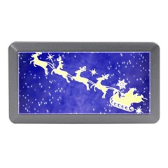 Santa-claus-with-reindeer Memory Card Reader (mini) by nateshop