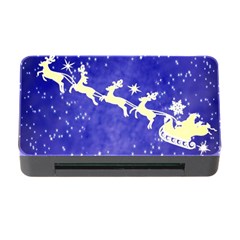 Santa-claus-with-reindeer Memory Card Reader With Cf by nateshop