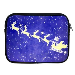 Santa-claus-with-reindeer Apple Ipad 2/3/4 Zipper Cases by nateshop