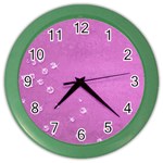 Scrapbooking Color Wall Clock Front