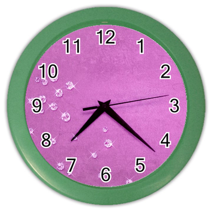 Scrapbooking Color Wall Clock