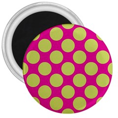 Seamless, Polkadot 3  Magnets by nateshop