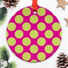 Seamless, Polkadot Ornament (round) by nateshop