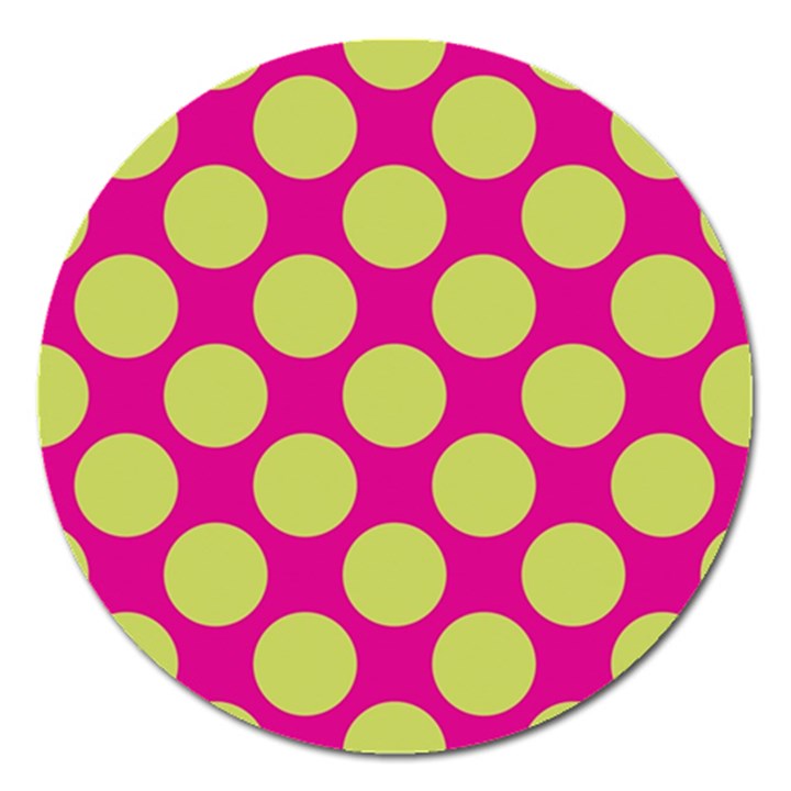 Seamless, Polkadot Magnet 5  (Round)