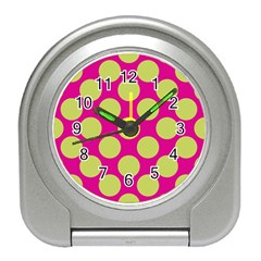 Seamless, Polkadot Travel Alarm Clock by nateshop