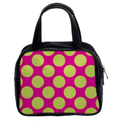 Seamless, Polkadot Classic Handbag (two Sides) by nateshop