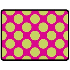 Seamless, Polkadot Fleece Blanket (large)  by nateshop