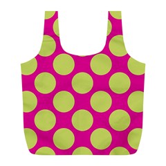 Seamless, Polkadot Full Print Recycle Bag (l) by nateshop