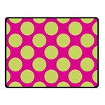 Seamless, Polkadot Double Sided Fleece Blanket (Small)  45 x34  Blanket Front