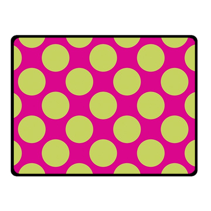 Seamless, Polkadot Double Sided Fleece Blanket (Small) 