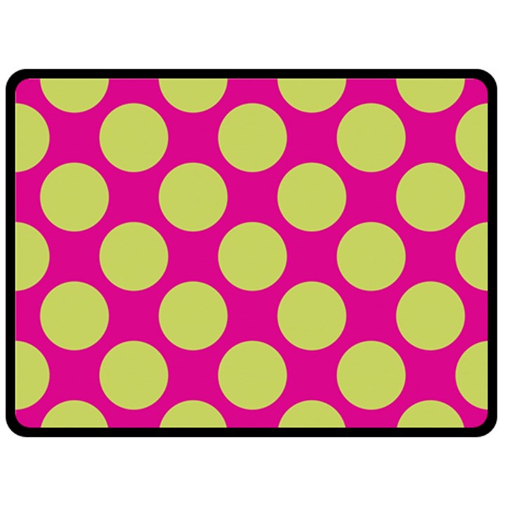 Seamless, Polkadot Double Sided Fleece Blanket (Large) 