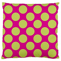 Seamless, Polkadot Large Flano Cushion Case (one Side) by nateshop