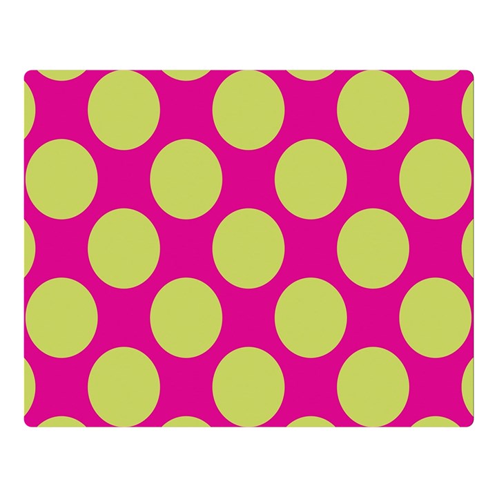 Seamless, Polkadot Double Sided Flano Blanket (Large) 