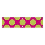 Seamless, Polkadot Banner and Sign 4  x 1  Front