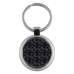 Seamless-pattern 1 Key Chain (round)