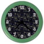 Seamless-pattern 1 Color Wall Clock Front