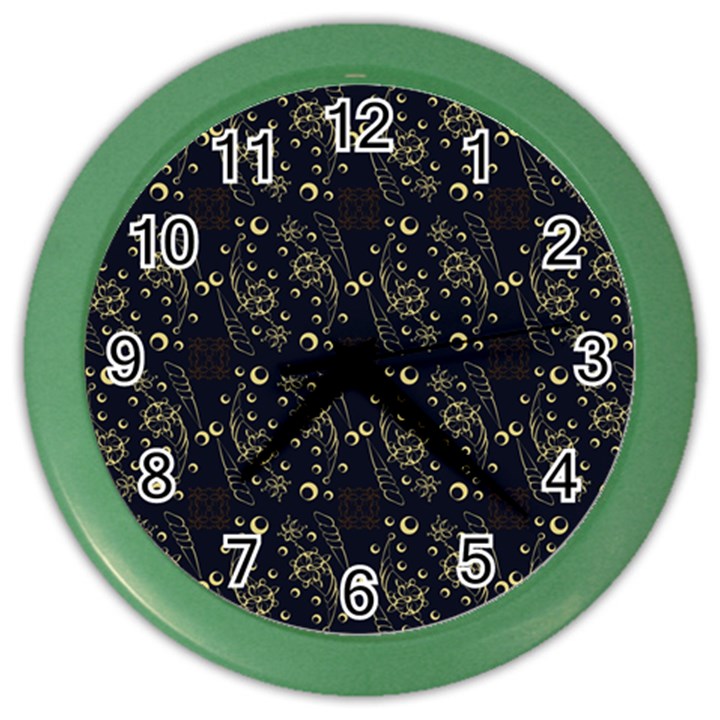 Seamless-pattern 1 Color Wall Clock