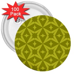 Seamless-pattern 3  Buttons (100 Pack)  by nateshop