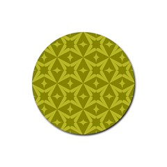 Seamless-pattern Rubber Coaster (round) by nateshop