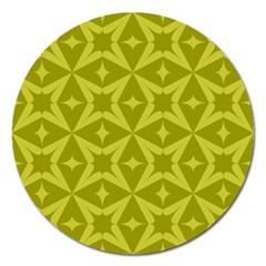 Seamless-pattern Magnet 5  (round) by nateshop