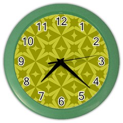 Seamless-pattern Color Wall Clock by nateshop