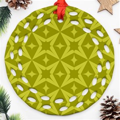 Seamless-pattern Round Filigree Ornament (two Sides)