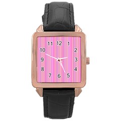 Seamless-texture Rose Gold Leather Watch  by nateshop