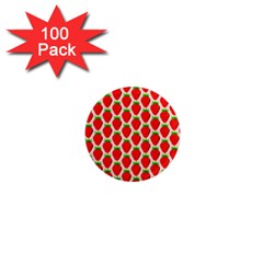 Strawberries 1  Mini Magnets (100 Pack)  by nateshop