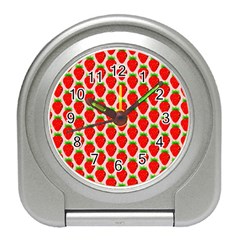 Strawberries Travel Alarm Clock by nateshop