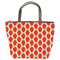 Strawberries Bucket Bag