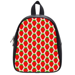 Strawberries School Bag (small) by nateshop