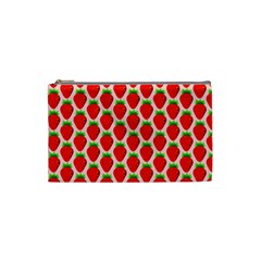 Strawberries Cosmetic Bag (small) by nateshop