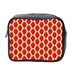 Strawberries Mini Toiletries Bag (two Sides) by nateshop