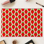 Strawberries Cosmetic Bag (XXL) Back