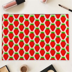 Strawberries Cosmetic Bag (xxl) by nateshop