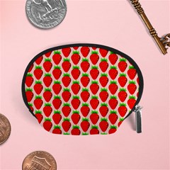 Strawberries Accessory Pouch (small) by nateshop