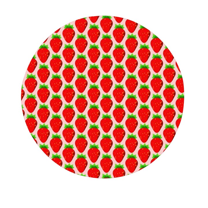 Strawberries Mini Round Pill Box