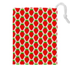 Strawberries Drawstring Pouch (5xl) by nateshop