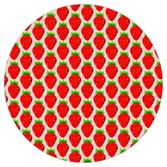 Strawberries Round Trivet by nateshop