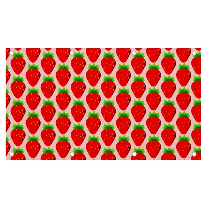 Strawberries Banner and Sign 7  x 4 