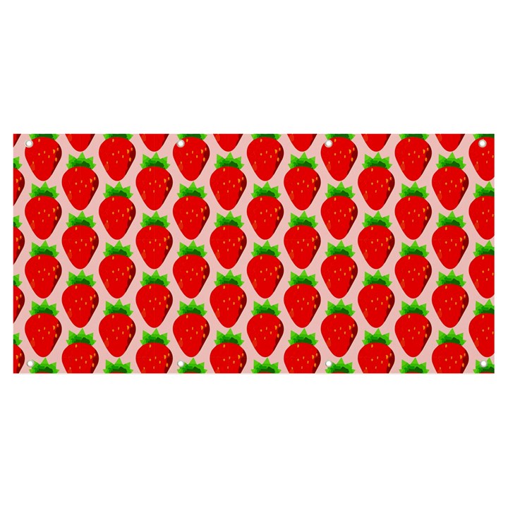 Strawberries Banner and Sign 8  x 4 