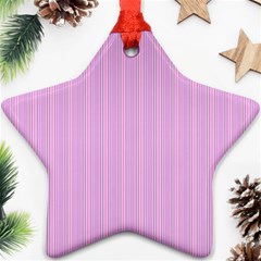 Stripes Star Ornament (two Sides) by nateshop