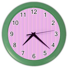 Stripes Color Wall Clock by nateshop