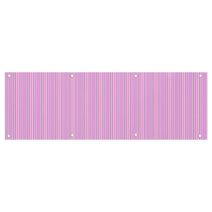 Stripes Banner and Sign 9  x 3 