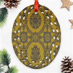 Tapestry Oval Filigree Ornament (two Sides) by nateshop